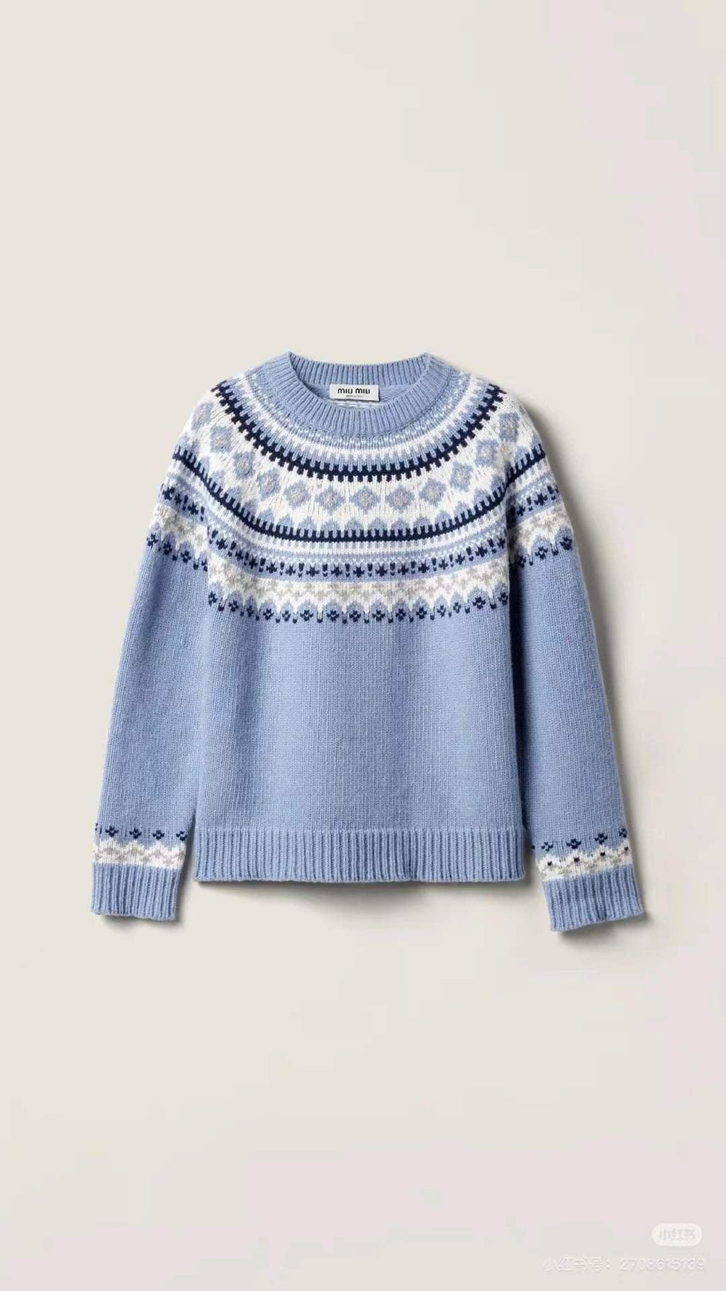 Unisex Fair Isle Knit Sweater with Geometric Patterns and Soft Cotton Blend - SenopekooCLO