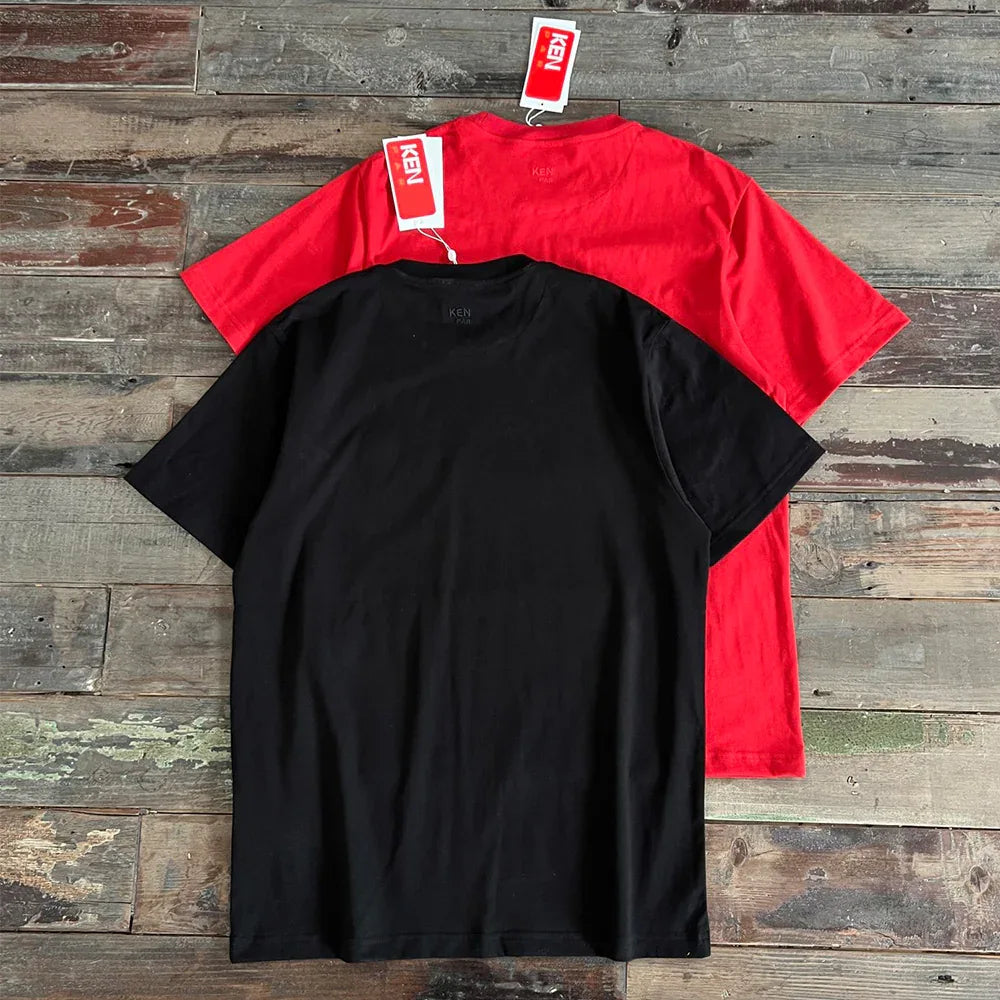 KENZO Men's Boke Flower Graphic Embroidered Cotton Tee