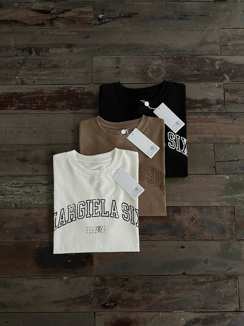 MM6 Maison Margiela Men's Collegiate Logo Cotton Tee