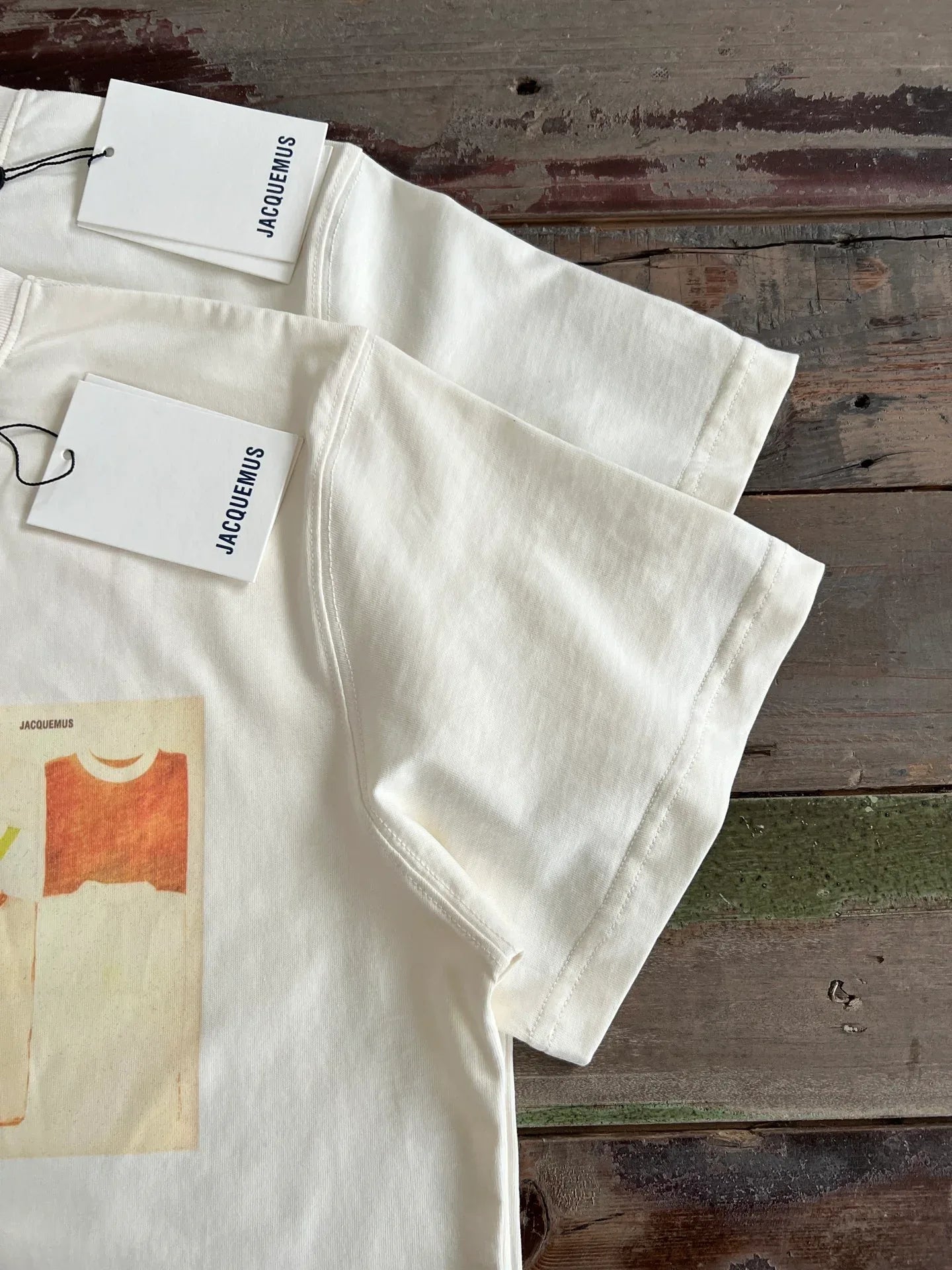 JACQUEMUS Men's Le T-shirt Peinture Graphic Cotton Tee