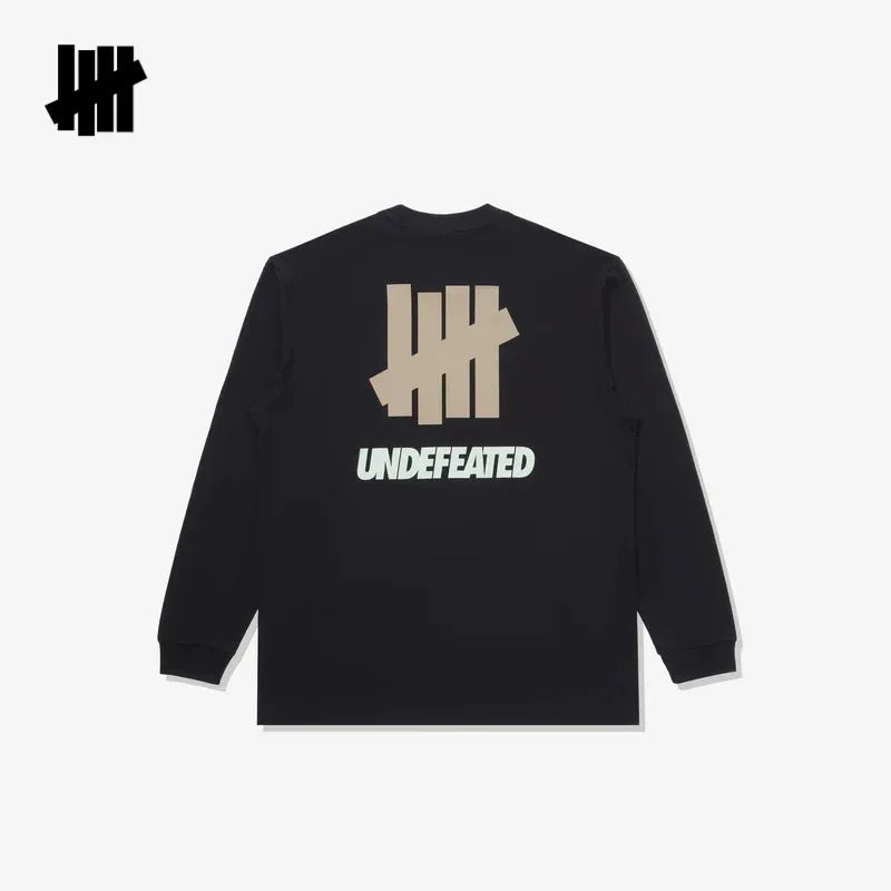 UNDEFEATED Men's 5 Strike Logo Long Sleeve Cotton Tee