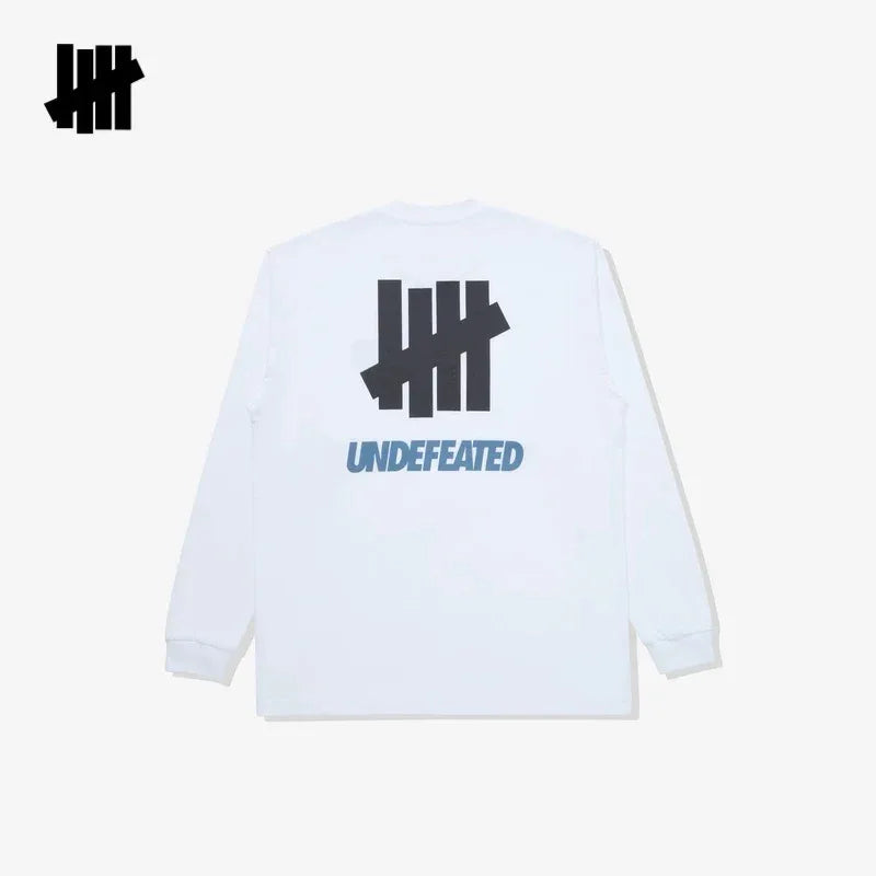 UNDEFEATED Men's 5 Strike Logo Long Sleeve Cotton Tee