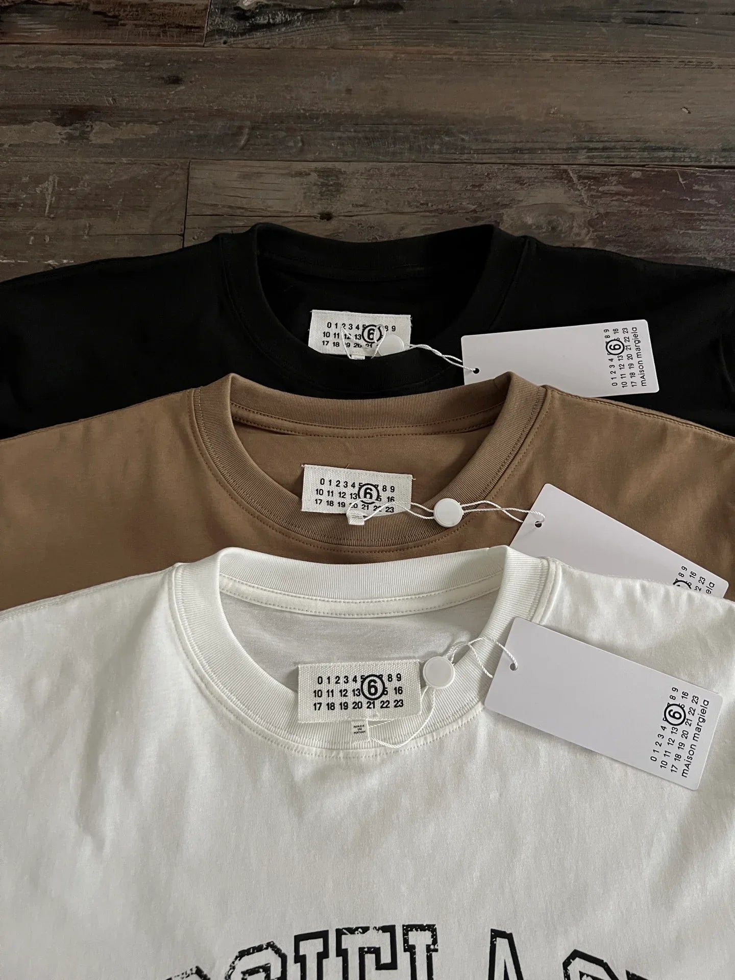 MM6 Maison Margiela Men's Collegiate Logo Cotton Tee