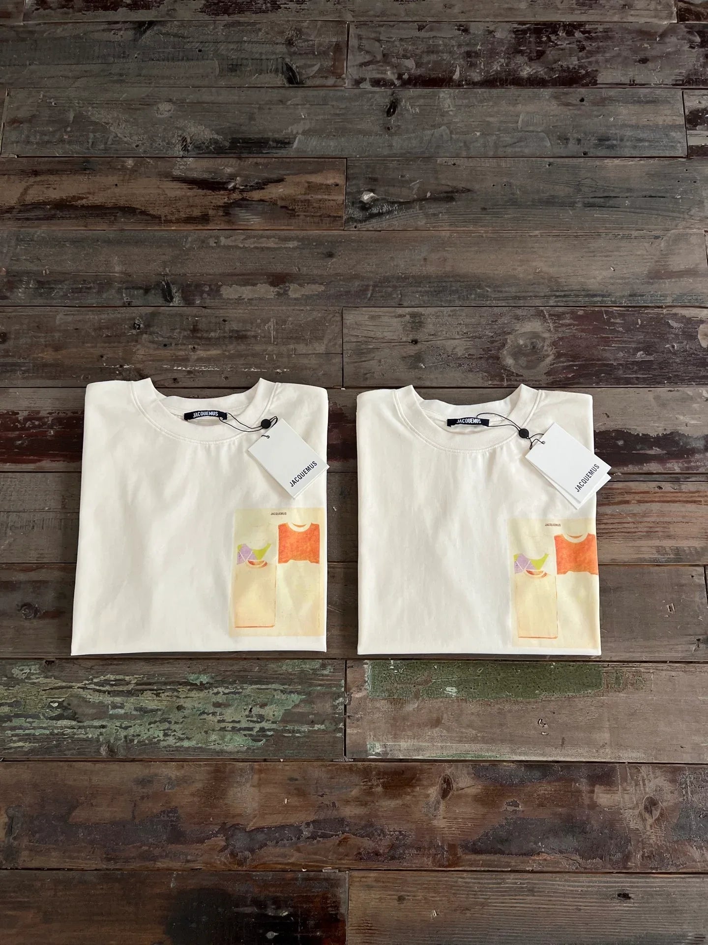 JACQUEMUS Men's Le T-shirt Peinture Graphic Cotton Tee