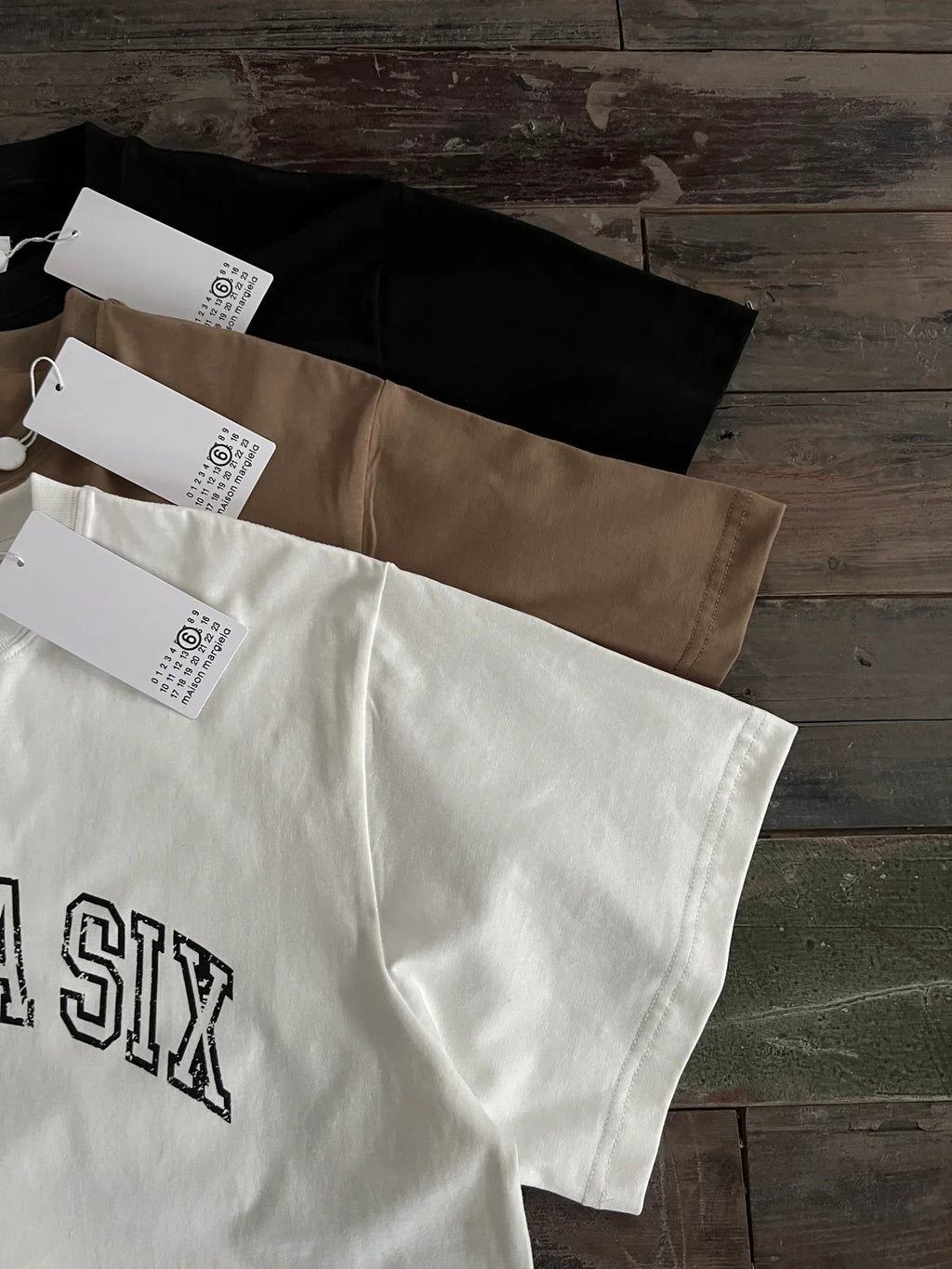 MM6 Maison Margiela Men's Collegiate Logo Cotton Tee