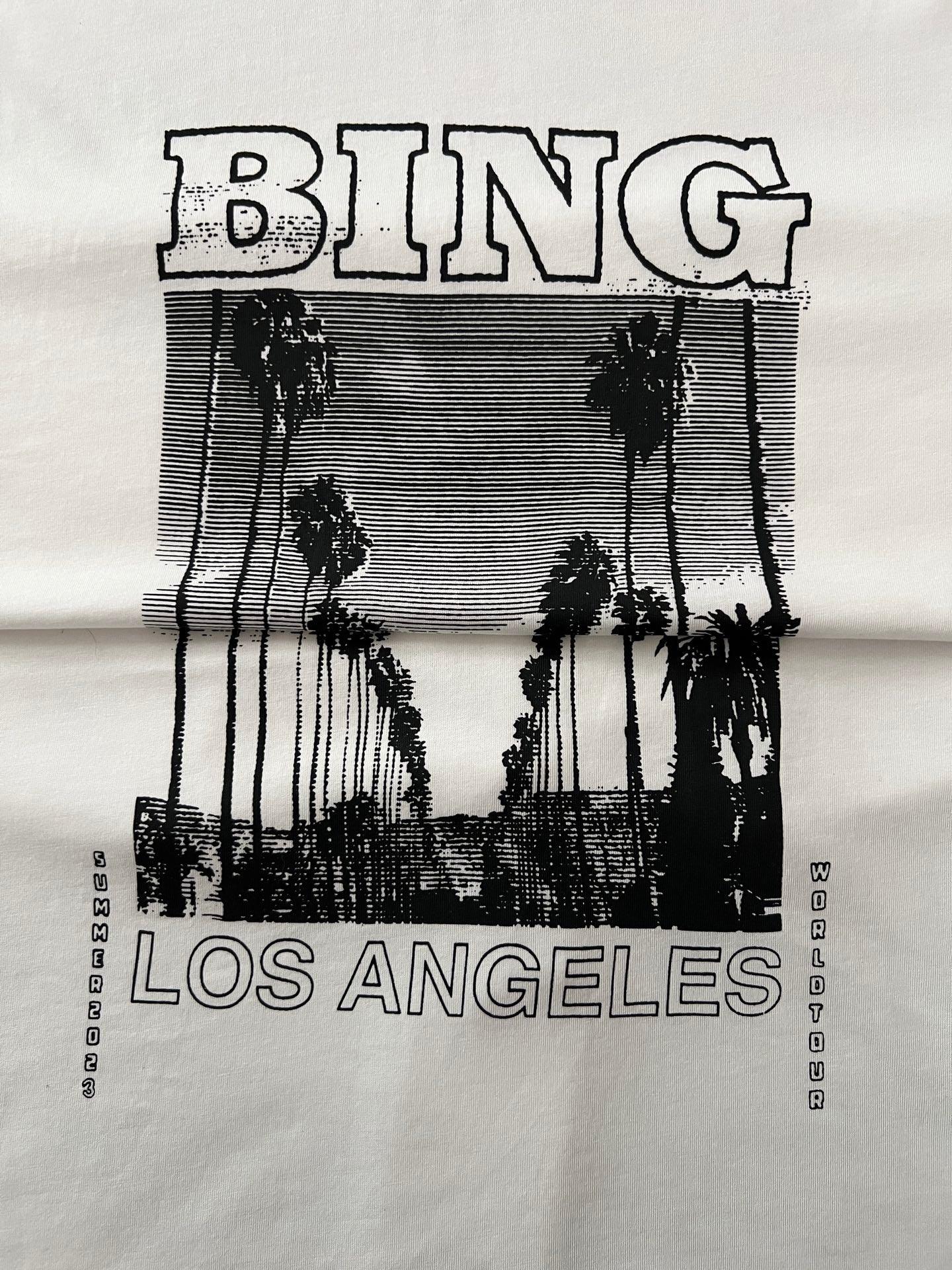 Anine Bing Women's Los Angeles Palm Graphic Relaxed Tee