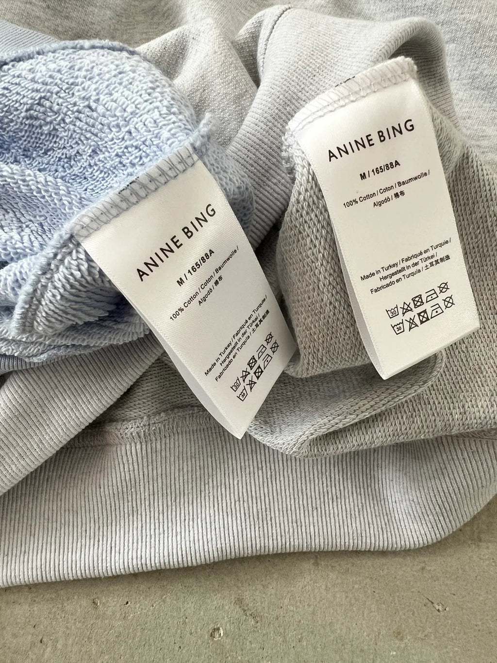 Anine Bing Women's Sport Chenille Logo Oversized Sweatshirt