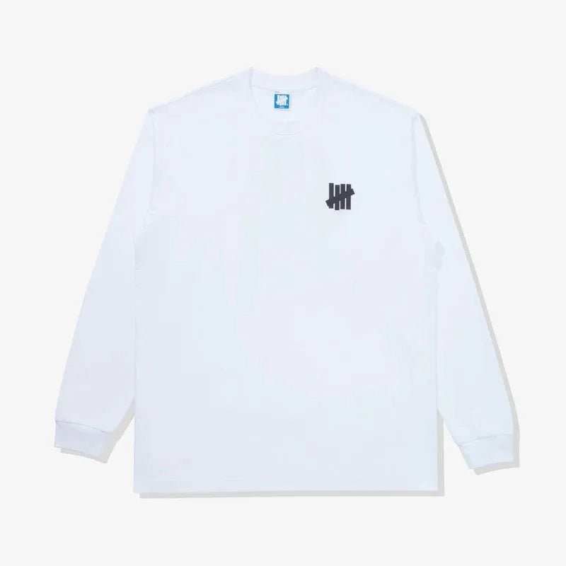UNDEFEATED Men's 5 Strike Logo Long Sleeve Cotton Tee