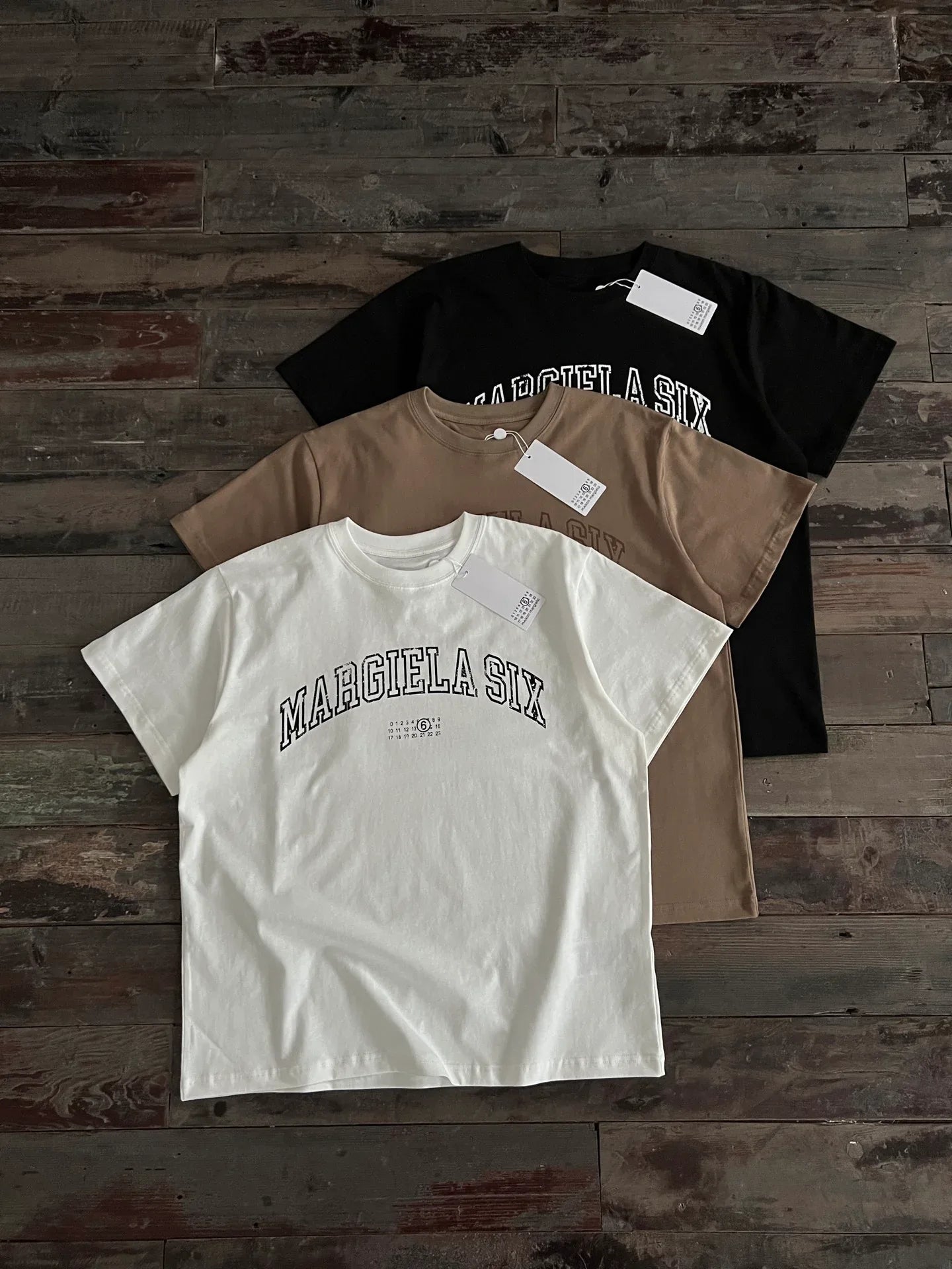 MM6 Maison Margiela Men's Collegiate Logo Cotton Tee