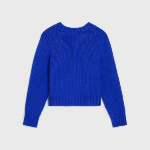 Women's Cozy Knit Sweater with Playful Embroidered Detail and Relaxed Fit - SenopekooCLO