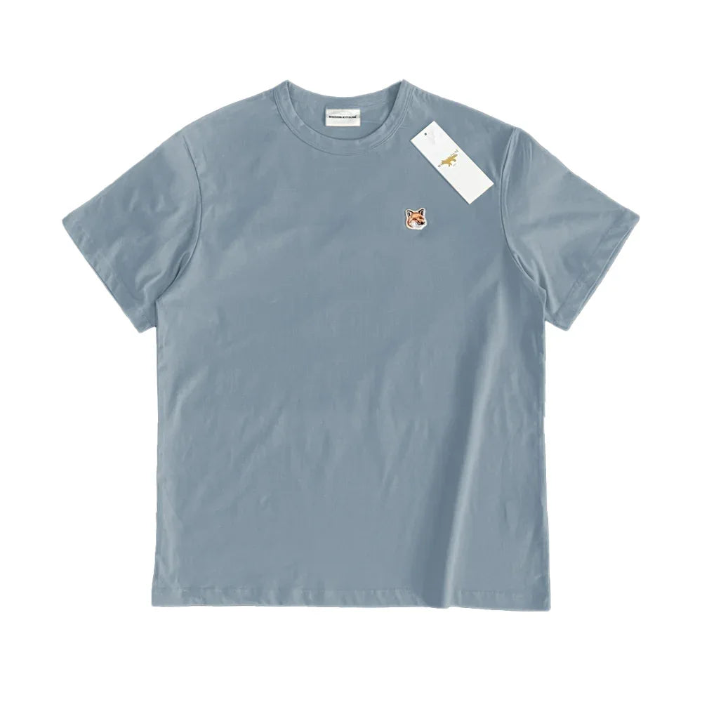 Maison Kitsuné Men's Classic Fox Head Patch Cotton Tee