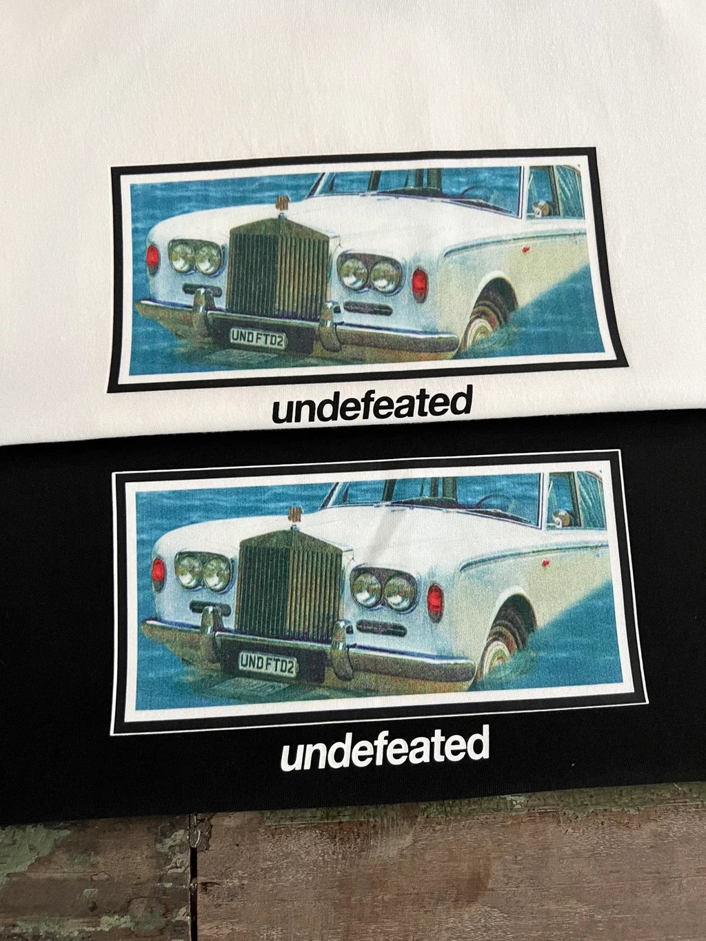 UNDEFEATED Cinematic Car Graphic Cotton Tee