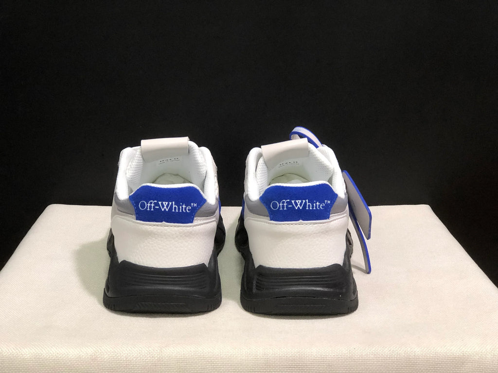 OFF WHITE Kick Off Leather Sneakers - SenopekooCLO