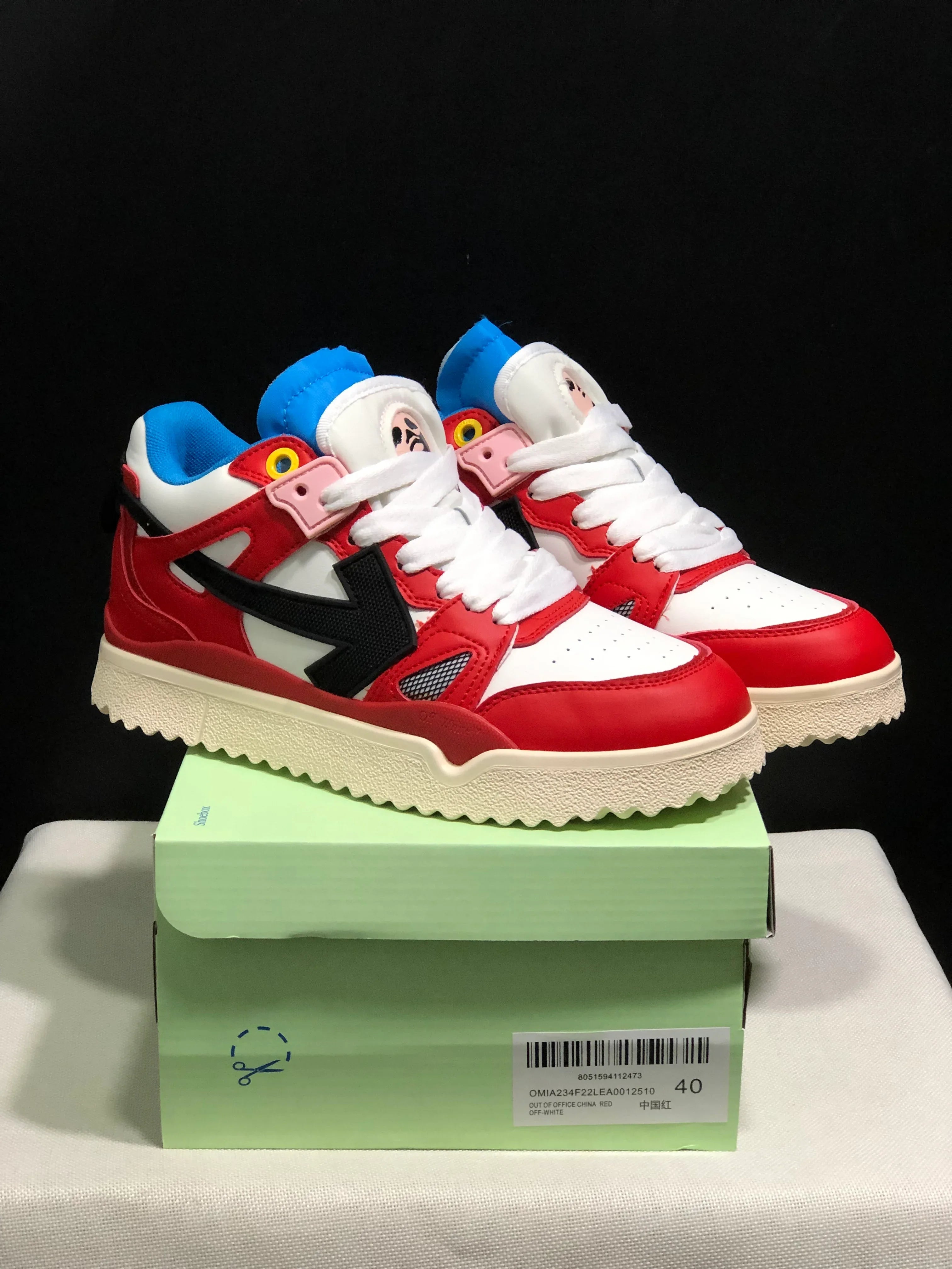 OFF WHITE New Mid Sponge Sneakers - SenopekooCLO