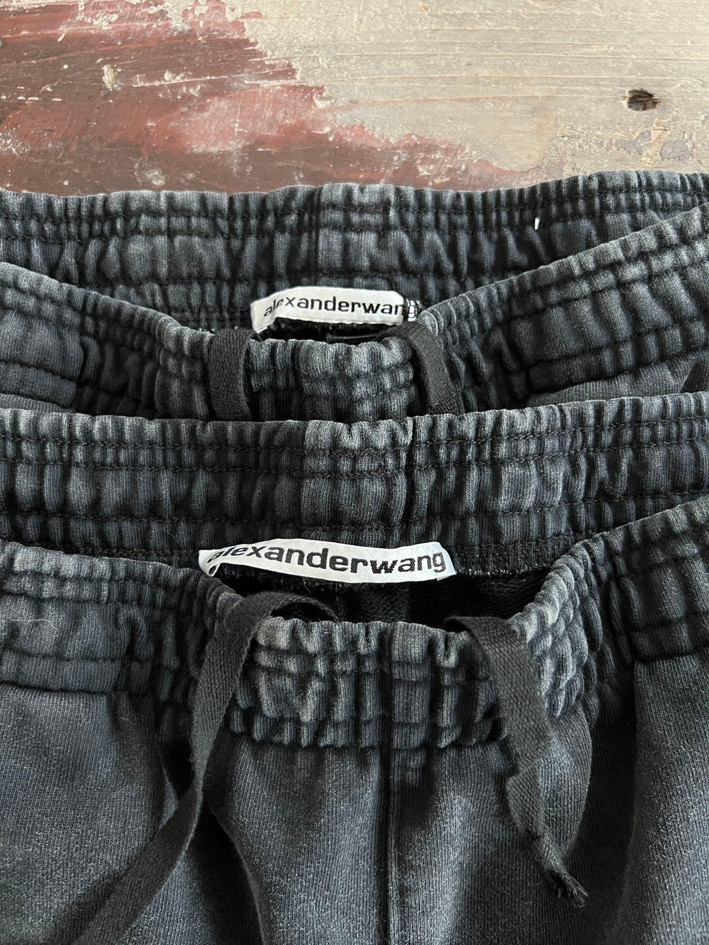 Alexander Wang Men's Acid Wash Heavyweight Sweat Shorts