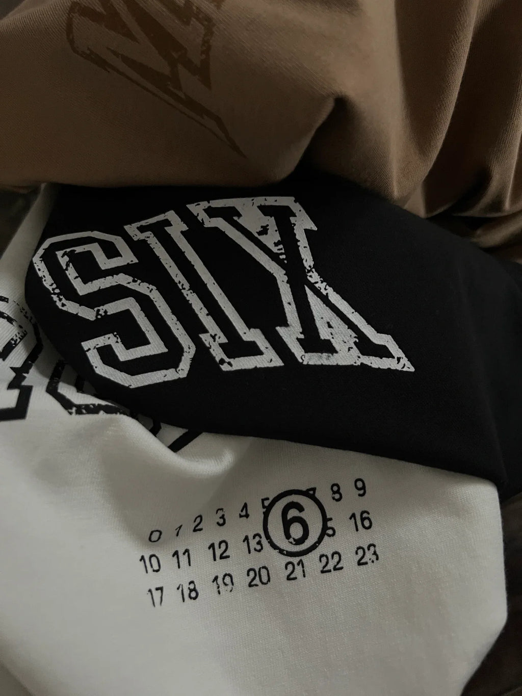 MM6 Maison Margiela Men's Collegiate Logo Cotton Tee