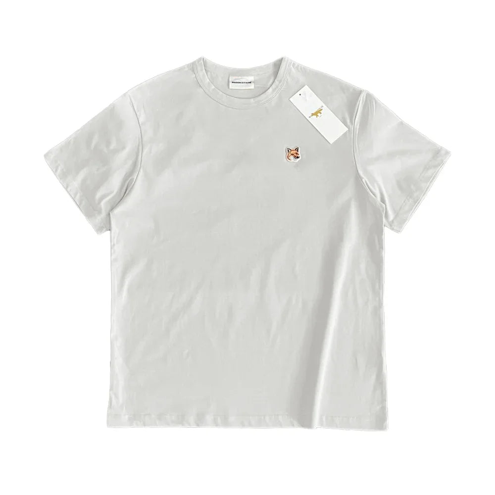 Maison Kitsuné Men's Classic Fox Head Patch Cotton Tee
