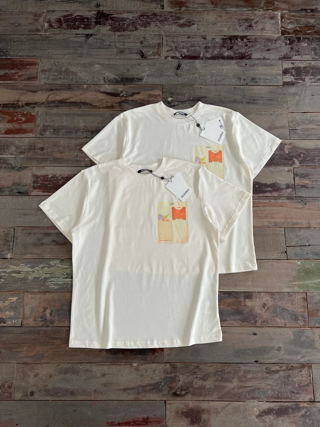 JACQUEMUS Men's Le T-shirt Peinture Graphic Cotton Tee