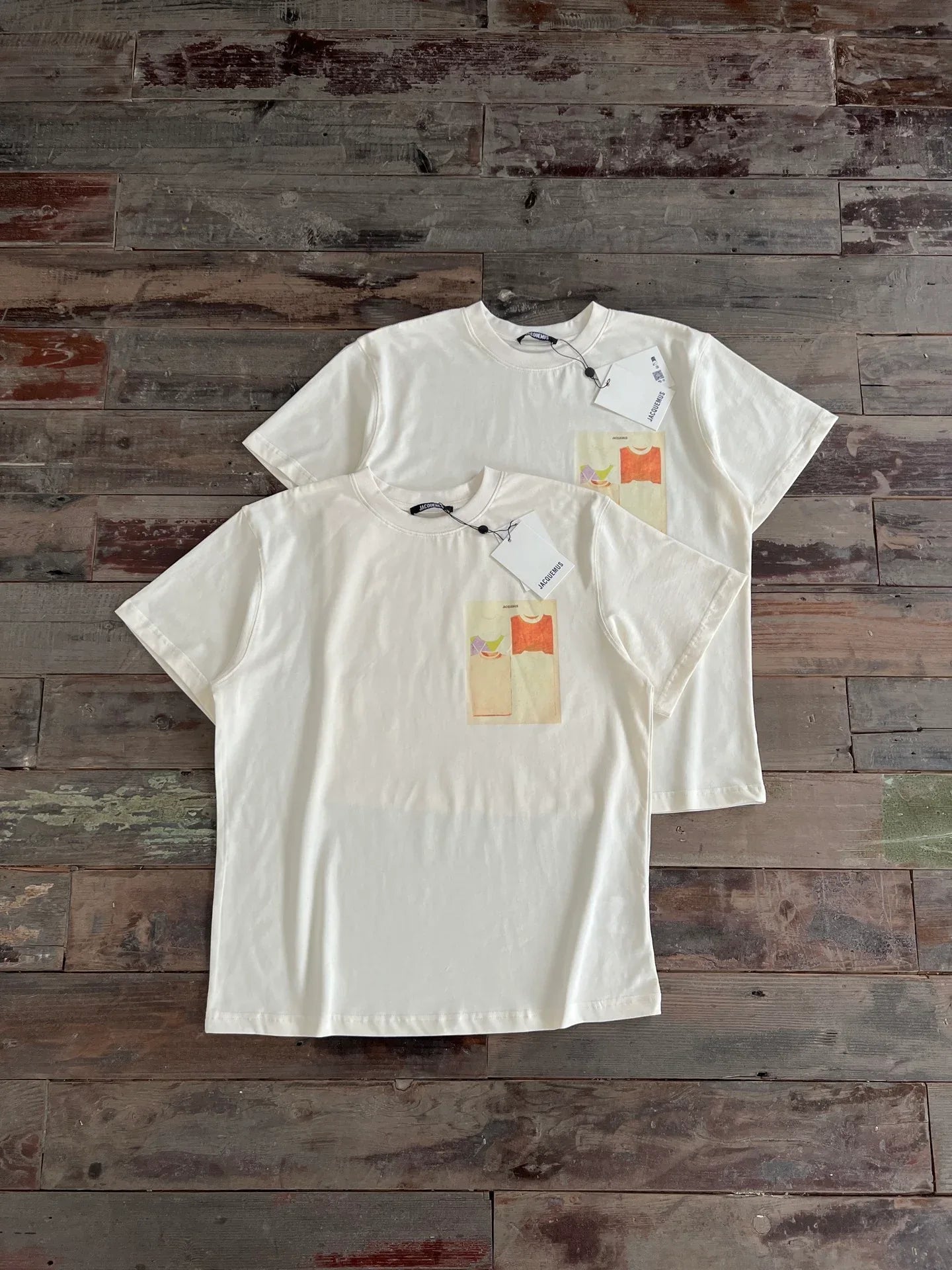 JACQUEMUS Men's Le T-shirt Peinture Graphic Cotton Tee