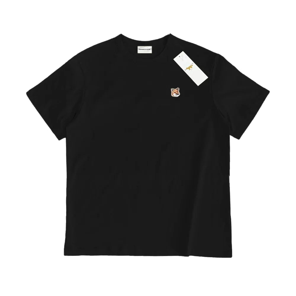 Maison Kitsuné Men's Classic Fox Head Patch Cotton Tee