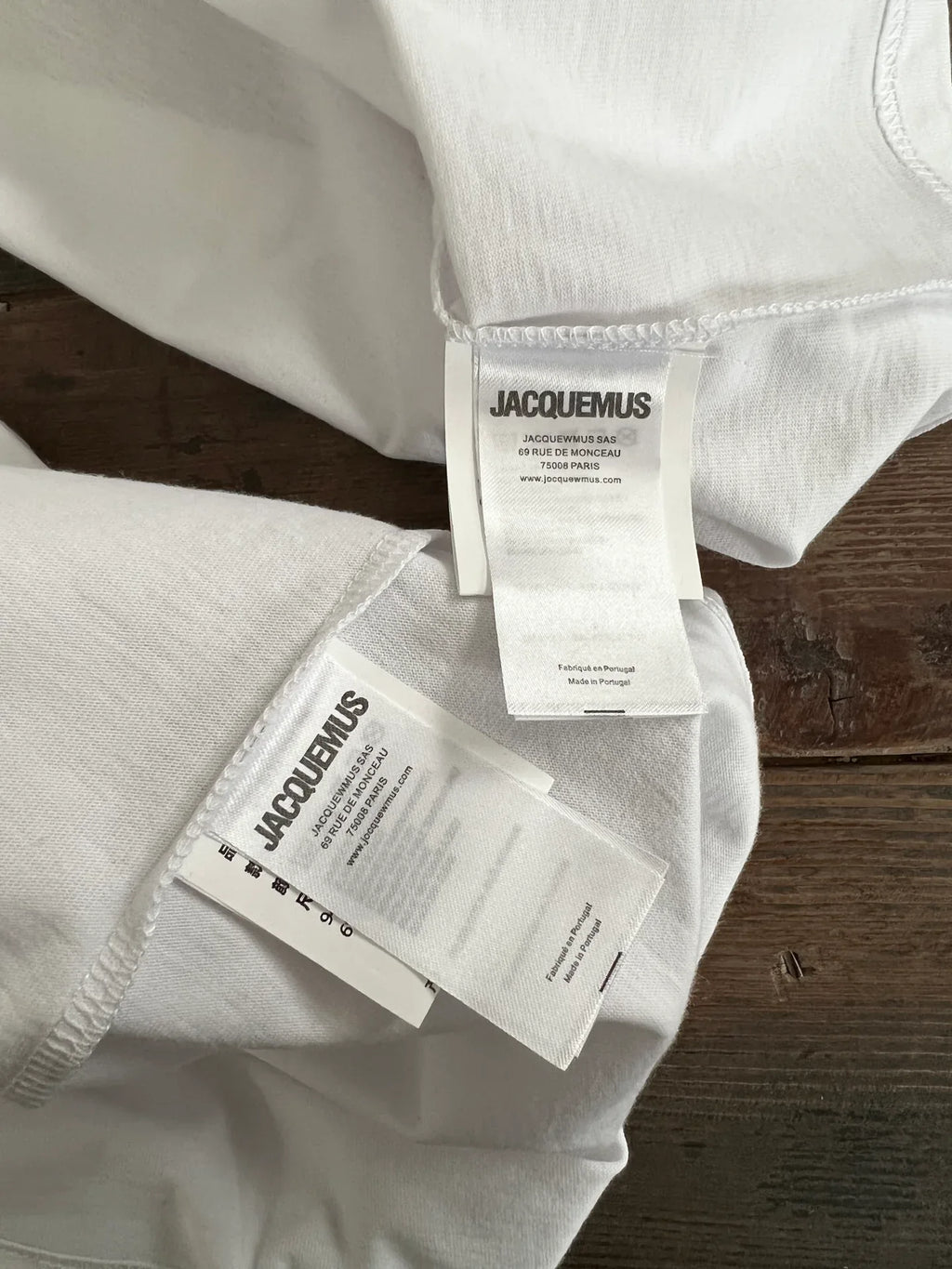 JACQUEMUS Men's Painted Pocket Detail Cotton T-Shirt