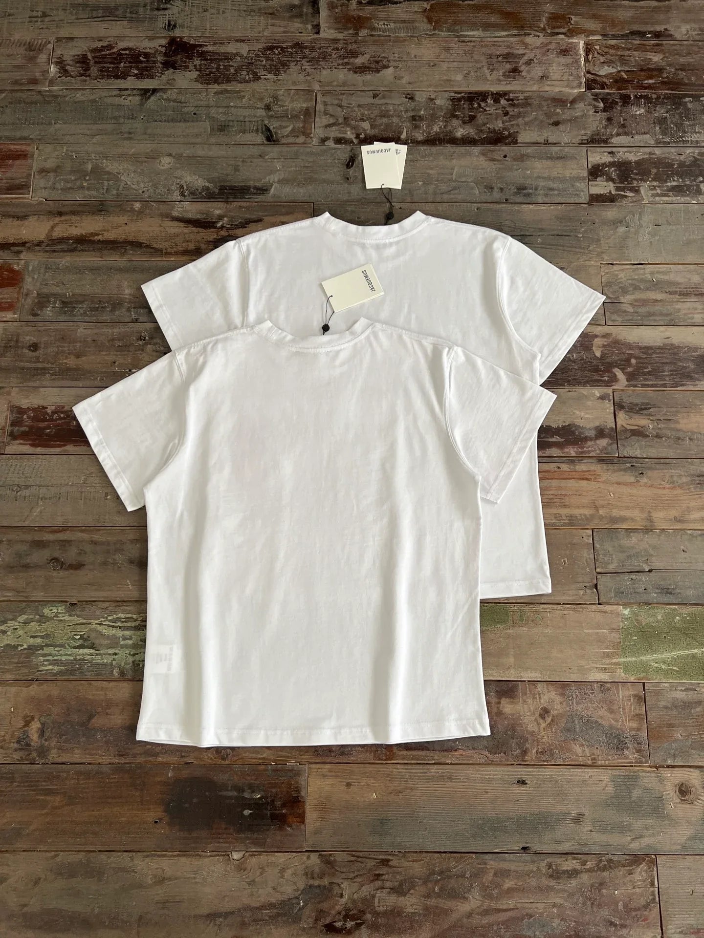 JACQUEMUS Men's Painted Pocket Detail Cotton T-Shirt