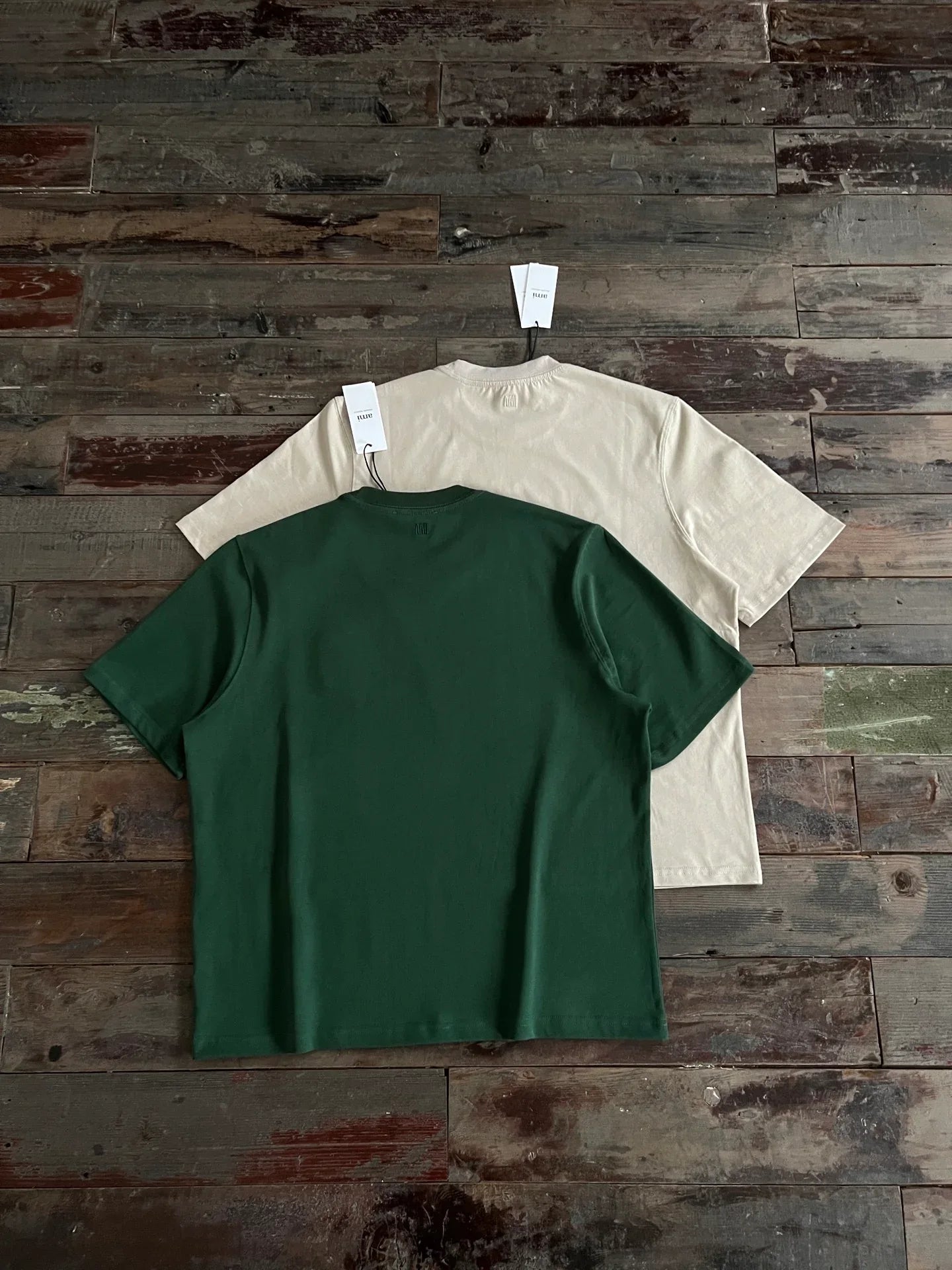 AMI Paris Men's Ami de Coeur Flocked Graphic Tee