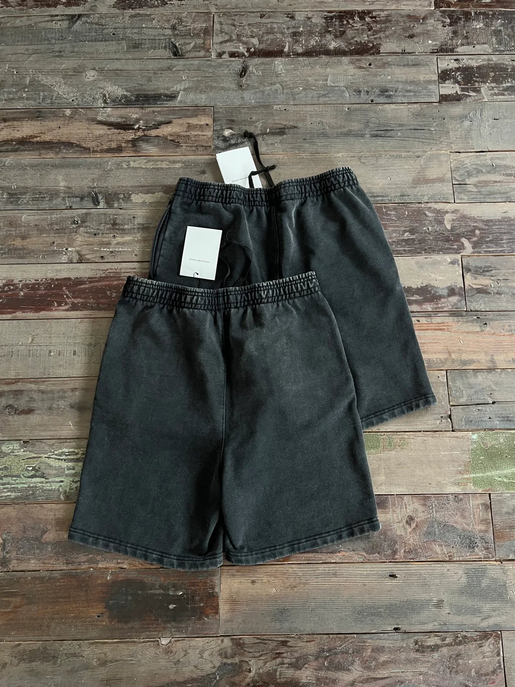 Alexander Wang Men's Acid Wash Heavyweight Sweat Shorts
