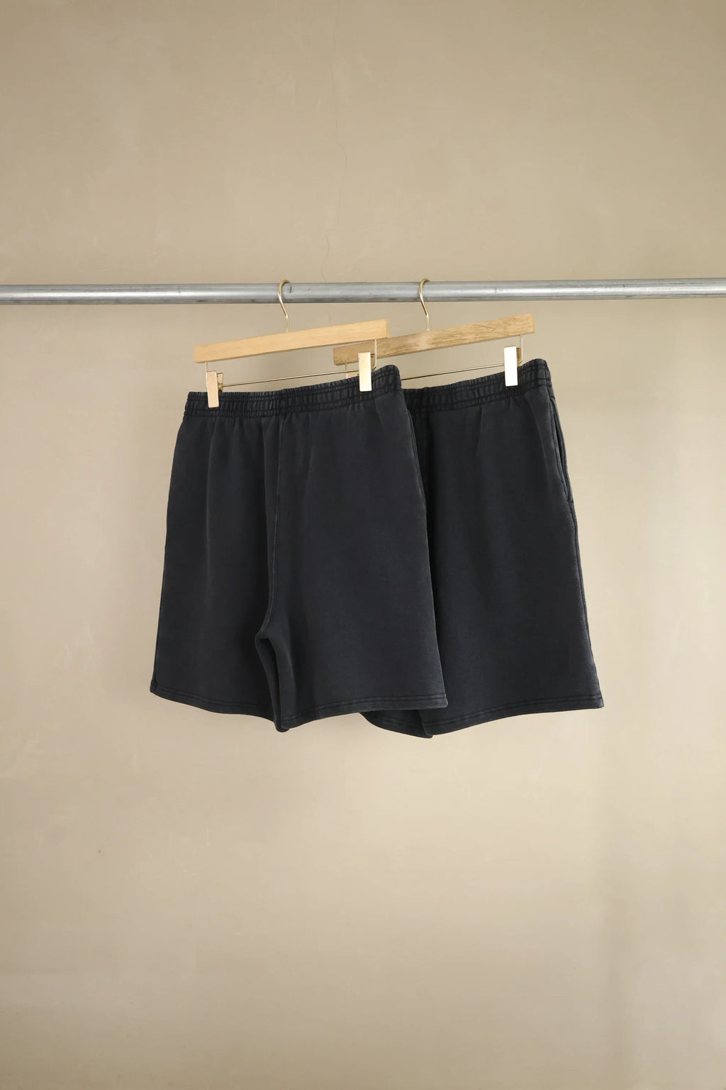 Alexander Wang Men's Acid Wash Heavyweight Sweat Shorts