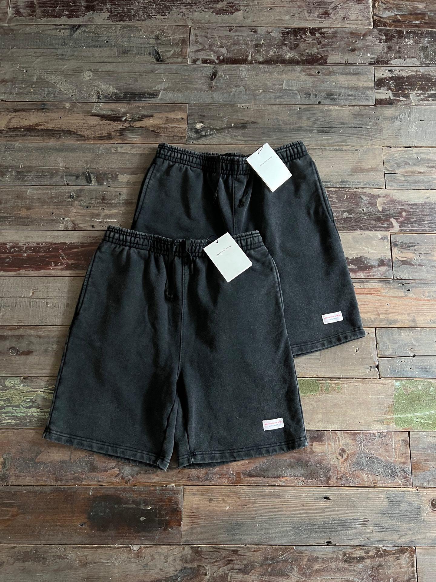 Alexander Wang Men's Acid Wash Heavyweight Sweat Shorts