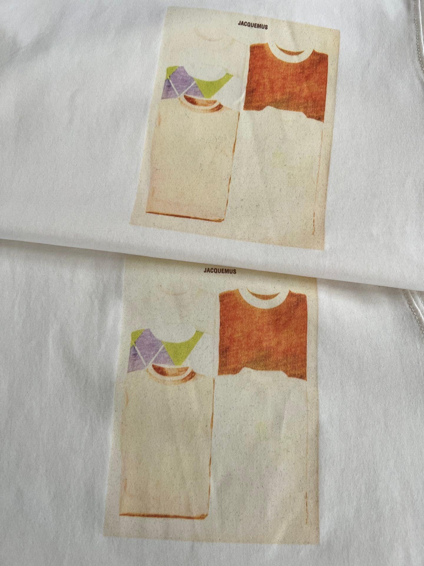 JACQUEMUS Men's Le T-shirt Peinture Graphic Cotton Tee