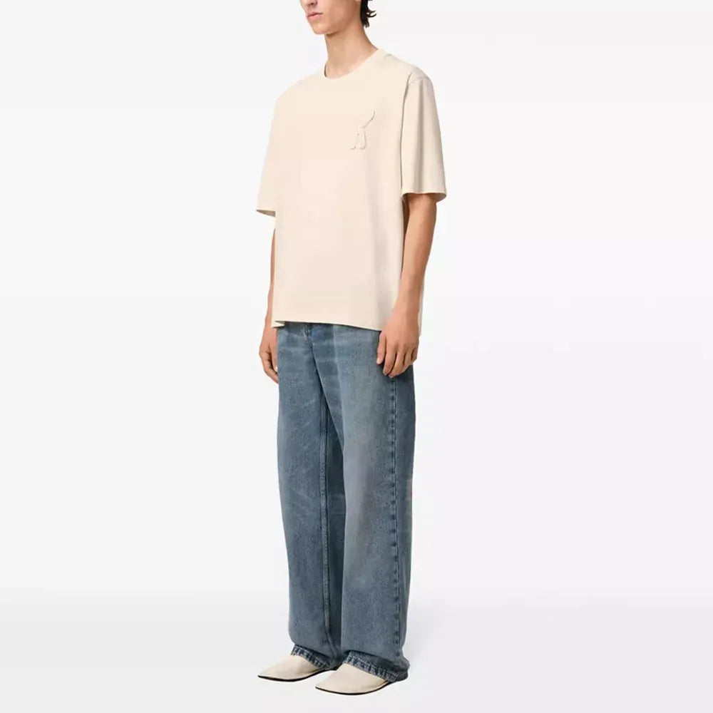 AMI Paris Men's Ami de Coeur Oversized Graphic Tee