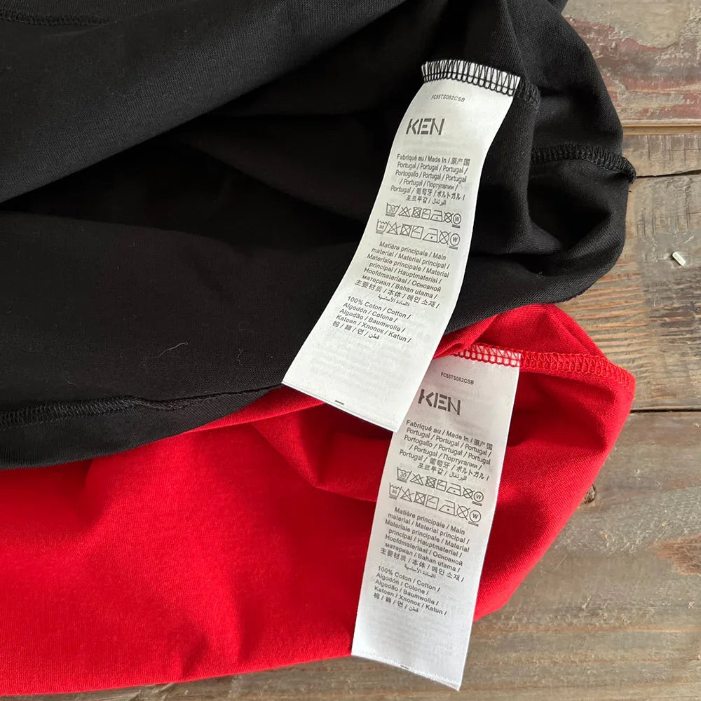 KENZO Men's Boke Flower Graphic Embroidered Cotton Tee